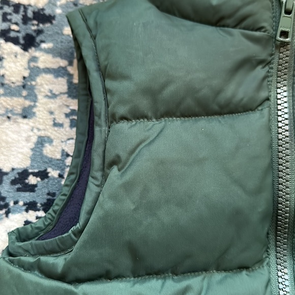 Gymboree Boys 24 month Puffer Vest Green Fleece Lined - Picture 5 of 8